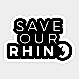 Rhino Sticker